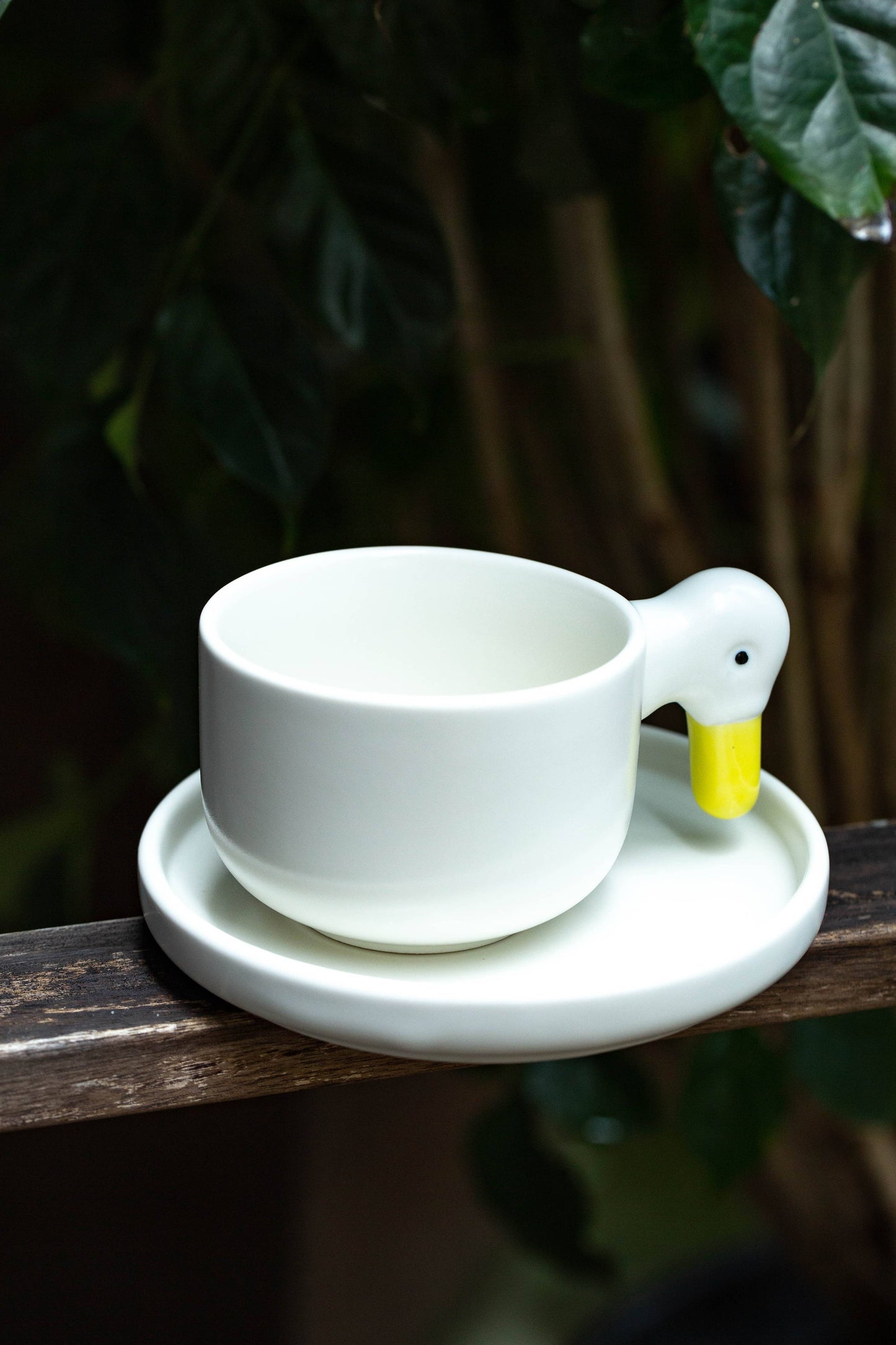 Tazza e piattino CJ Ducks