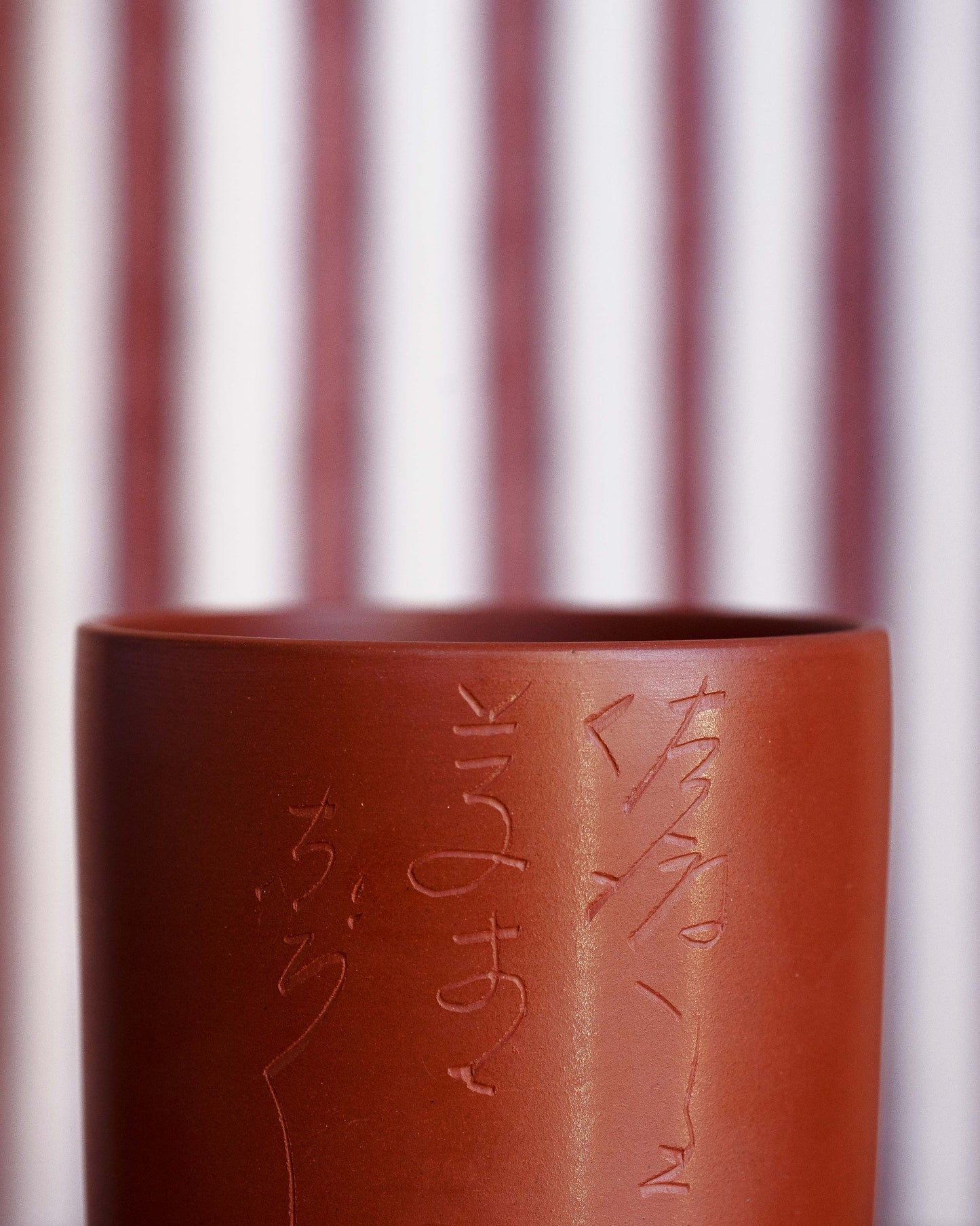 Japanese Red Clay Cup